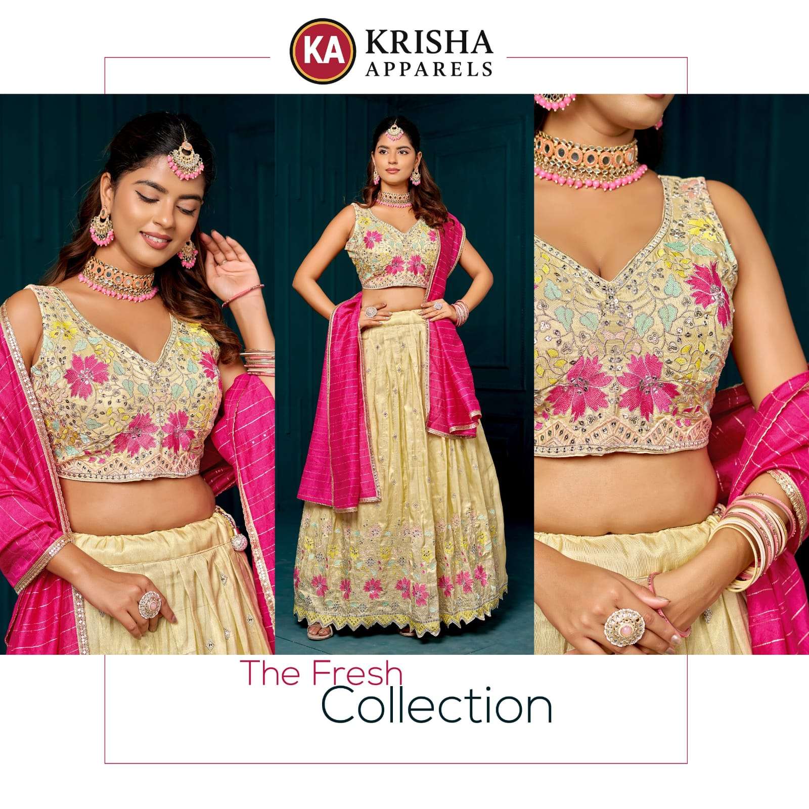 sunaira-ka-1210-designer-lehenga-blouse.jpg SUNAIRA KA 1210 PRIMIUM DESIGNER LAHENGA SET KRISHA APPARELS