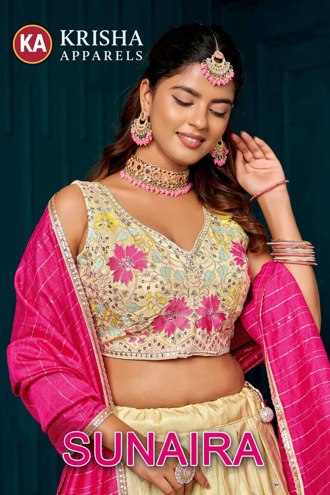 sunaira-ka-1210-designer-readymade-lehenga-set.jpg SUNAIRA KA 1210 PRIMIUM DESIGNER LAHENGA SET KRISHA APPARELS